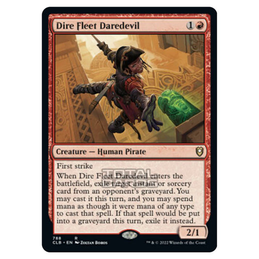 Magic The Gathering - Commander Legends - Battle for Baldur's Gate - Dire Fleet Daredevil - 788/361