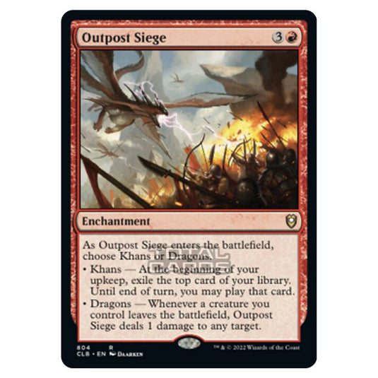 Magic The Gathering - Commander Legends - Battle for Baldur's Gate - Outpost Siege - 804/361