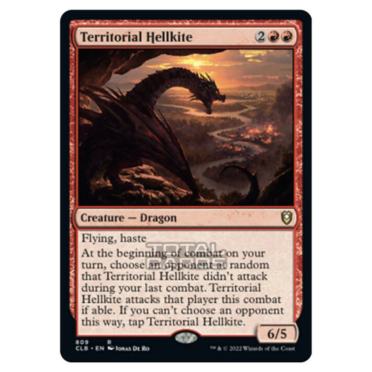 Magic The Gathering - Commander Legends - Battle for Baldur's Gate - Territorial Hellkite - 809/361