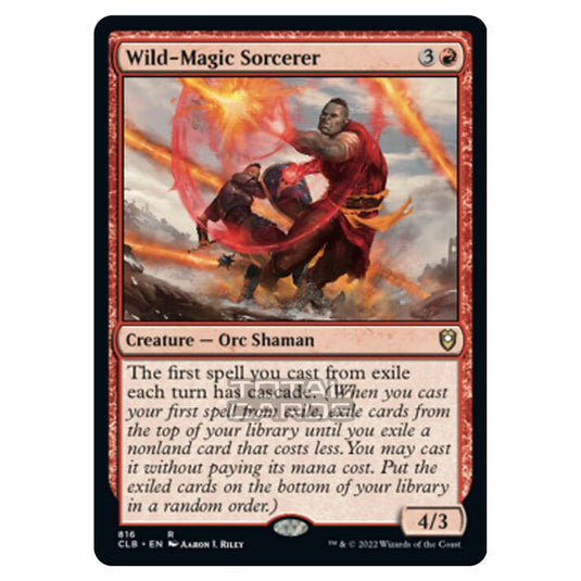 Magic The Gathering - Commander Legends - Battle for Baldur's Gate - Wild-Magic Sorcerer - 816/361