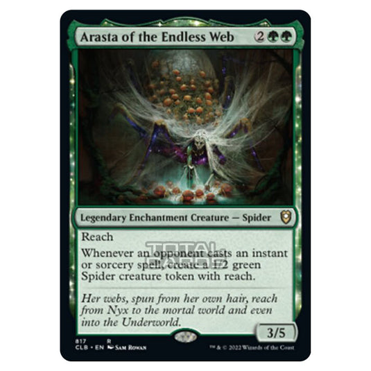 Magic The Gathering - Commander Legends - Battle for Baldur's Gate - Arasta of the Endless Web - 817/361