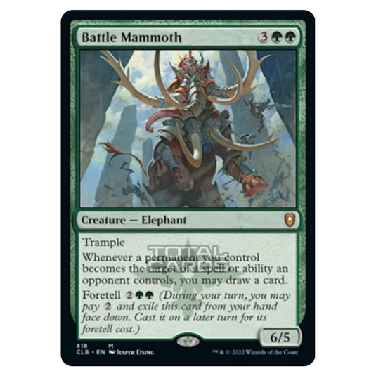 Magic The Gathering - Commander Legends - Battle for Baldur's Gate - Battle Mammoth - 818/361