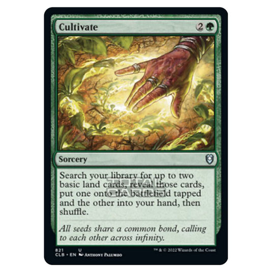 Magic The Gathering - Commander Legends - Battle for Baldur's Gate - Cultivate - 821/361