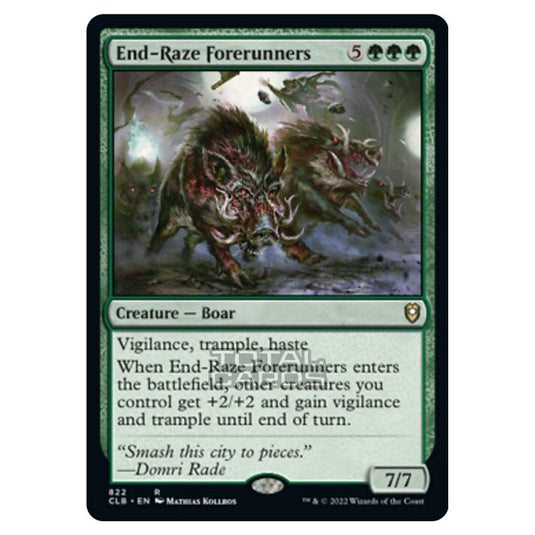 Magic The Gathering - Commander Legends - Battle for Baldur's Gate - End-Raze Forerunners - 822/361