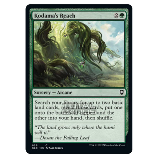 Magic The Gathering - Commander Legends - Battle for Baldur's Gate - Kodama's Reach - 826/361