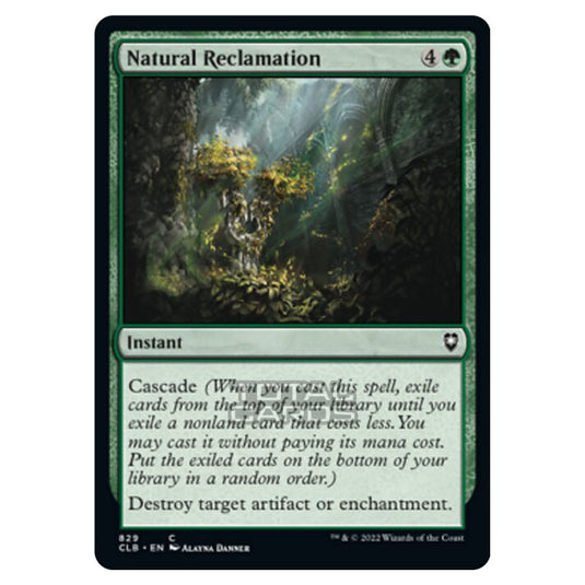 Magic The Gathering - Commander Legends - Battle for Baldur's Gate - Natural Reclamation - 829/361