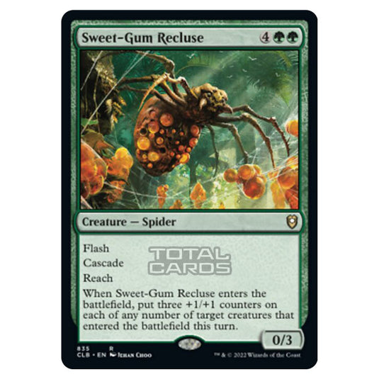 Magic The Gathering - Commander Legends - Battle for Baldur's Gate - Sweet-Gum Recluse - 835/361