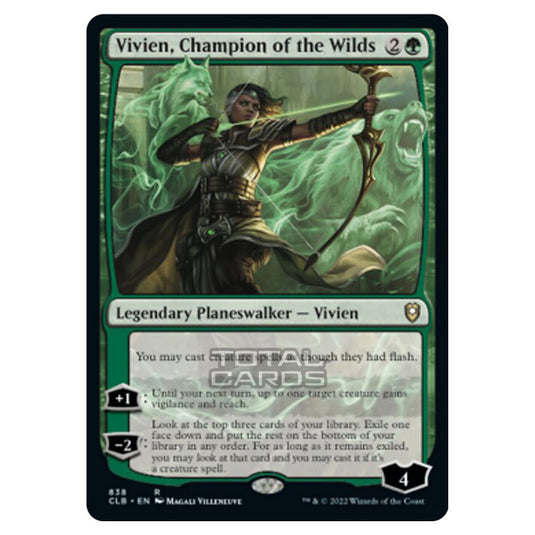 Magic The Gathering - Commander Legends - Battle for Baldur's Gate - Vivien, Champion of the Wilds - 838/361