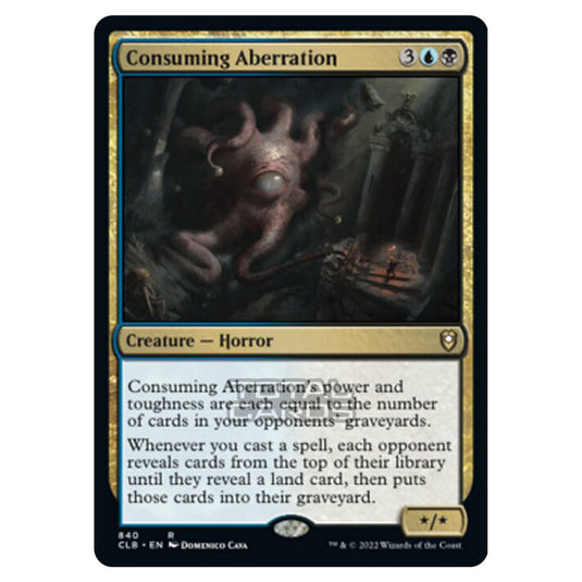 Magic The Gathering - Commander Legends - Battle for Baldur's Gate - Consuming Aberration - 840/361