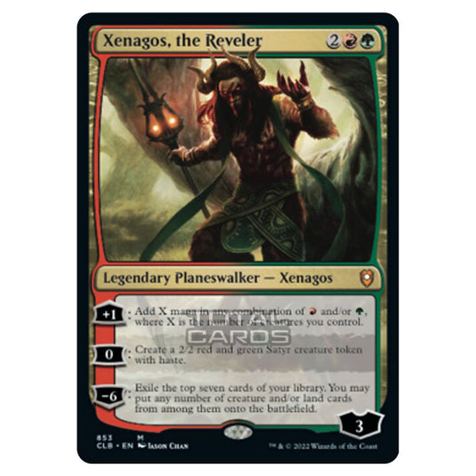 Magic The Gathering - Commander Legends - Battle for Baldur's Gate - Xenagos, the Reveler - 853/361