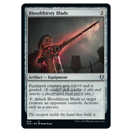 Magic The Gathering - Commander Legends - Battle for Baldur's Gate - Bloodthirsty Blade - 854/361