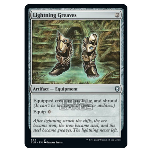 Magic The Gathering - Commander Legends - Battle for Baldur's Gate - Lightning Greaves - 864/361