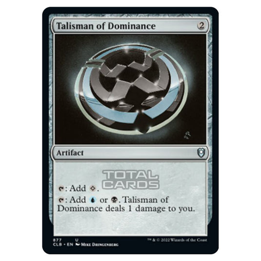 Magic The Gathering - Commander Legends - Battle for Baldur's Gate - Talisman of Dominance - 877/361