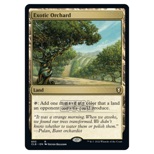 Magic The Gathering - Commander Legends - Battle for Baldur's Gate - Exotic Orchard - 893/361