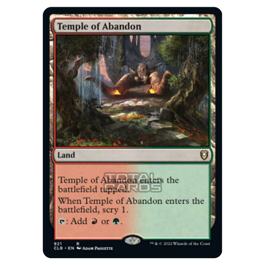 Magic The Gathering - Commander Legends - Battle for Baldur's Gate - Temple of Abandon - 921/361