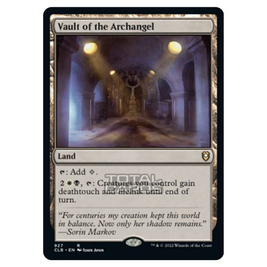 Magic The Gathering - Commander Legends - Battle for Baldur's Gate - Vault of the Archangel - 927/361