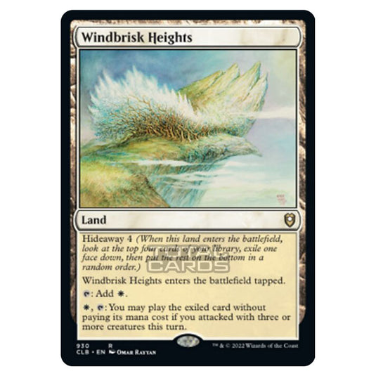 Magic The Gathering - Commander Legends - Battle for Baldur's Gate - Windbrisk Heights - 930/361