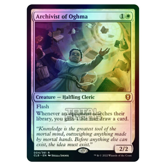 Magic The Gathering - Commander Legends - Battle for Baldur's Gate - Archivist of Oghma - 004/361 (Foil)