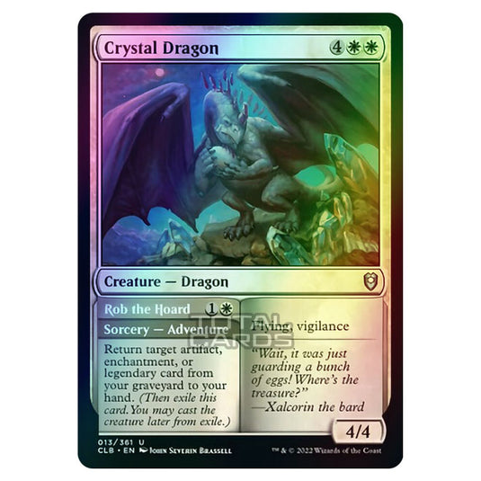 Magic The Gathering - Commander Legends - Battle for Baldur's Gate - Crystal Dragon - 013/361 (Foil)