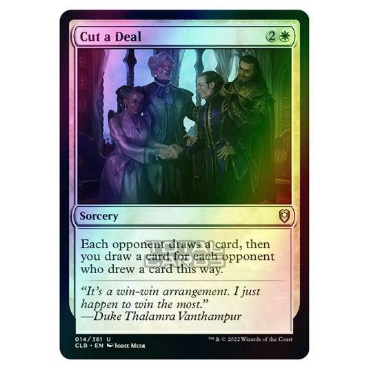 Magic The Gathering - Commander Legends - Battle for Baldur's Gate - Cut a Deal - 014/361 (Foil)