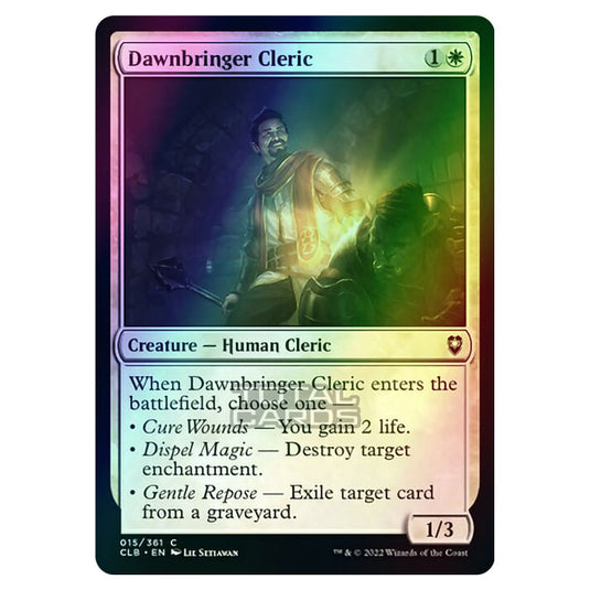 Magic The Gathering - Commander Legends - Battle for Baldur's Gate - Dawnbringer Cleric - 015/361 (Foil)