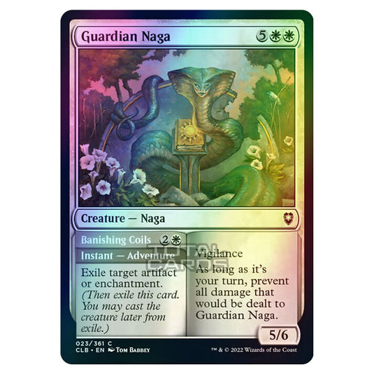 Magic The Gathering - Commander Legends - Battle for Baldur's Gate - Guardian Naga / Banishing Coils - 023/361 (Foil)