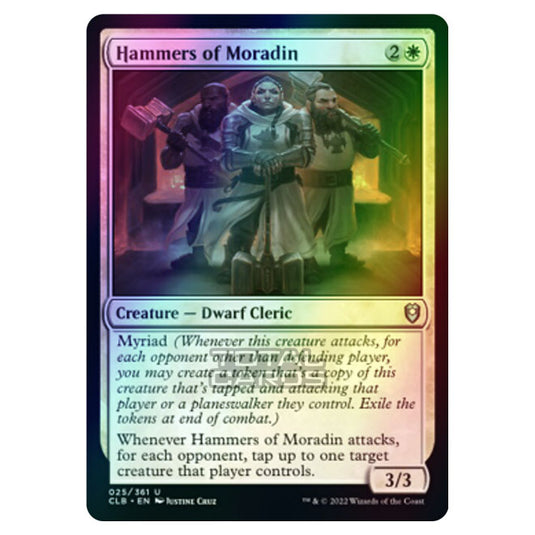 Magic The Gathering - Commander Legends - Battle for Baldur's Gate - Hammers of Moradin - 025/361 (Foil)