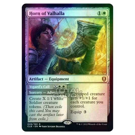 Magic The Gathering - Commander Legends - Battle for Baldur's Gate - Horn of Valhalla / Ysgard's Call - 026/361 (Foil)