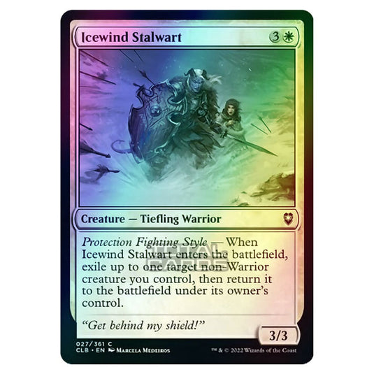 Magic The Gathering - Commander Legends - Battle for Baldur's Gate - Icewind Stalwart - 027/361 (Foil)