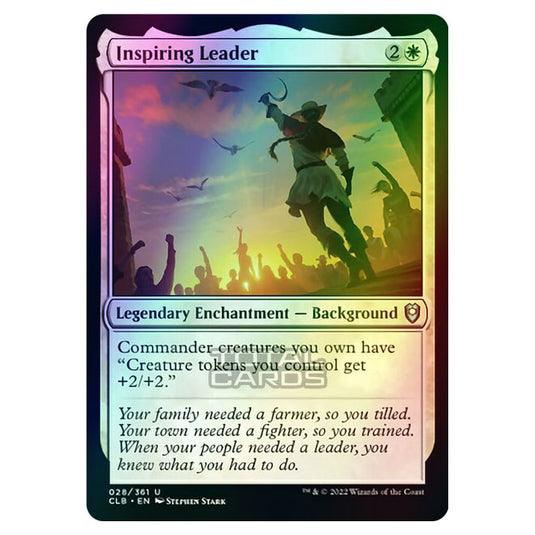 Magic The Gathering - Commander Legends - Battle for Baldur's Gate - Inspiring Leader - 028/361 (Foil)