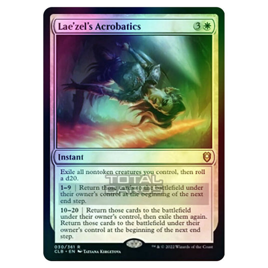 Magic The Gathering - Commander Legends - Battle for Baldur's Gate - Lae'zel's Acrobatics - 030/361 (Foil)