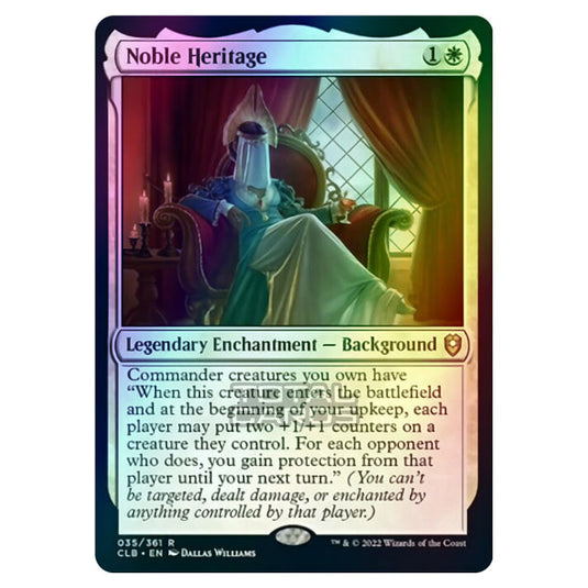 Magic The Gathering - Commander Legends - Battle for Baldur's Gate - Noble Heritage - 035/361 (Foil)