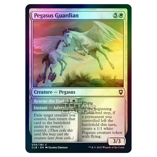 Magic The Gathering - Commander Legends - Battle for Baldur's Gate - Pegasus Guardian / Rescue the Foal - 036/361 (Foil)