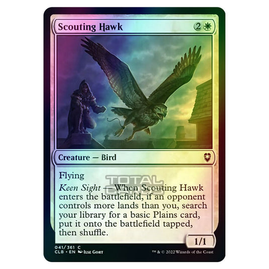 Magic The Gathering - Commander Legends - Battle for Baldur's Gate - Scouting Hawk - 041/361 (Foil)