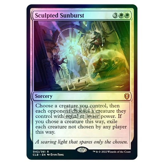 Magic The Gathering - Commander Legends - Battle for Baldur's Gate - Sculpted Sunburst - 042/361 (Foil)