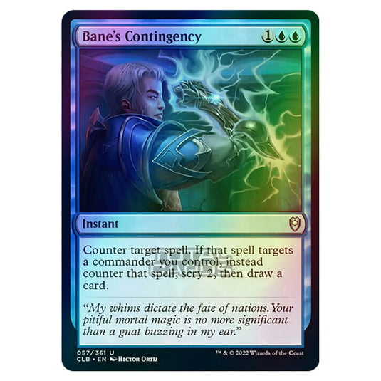 Magic The Gathering - Commander Legends - Battle for Baldur's Gate - Bane's Contingency - 057/361 (Foil)