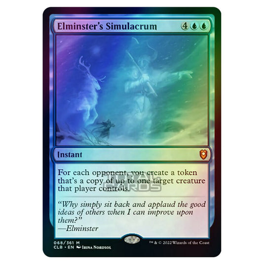 Magic The Gathering - Commander Legends - Battle for Baldur's Gate - Elminster's Simulacrum - 068/361 (Foil)