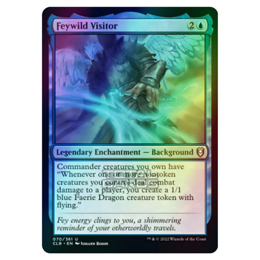 Magic The Gathering - Commander Legends - Battle for Baldur's Gate - Feywild Visitor - 070/361 (Foil)