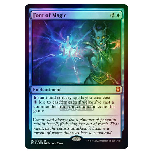 Magic The Gathering - Commander Legends - Battle for Baldur's Gate - Font of Magic - 071/361 (Foil)