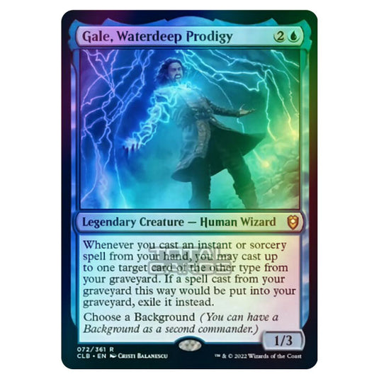 Magic The Gathering - Commander Legends - Battle for Baldur's Gate - Gale, Waterdeep Prodigy - 072/361 (Foil)