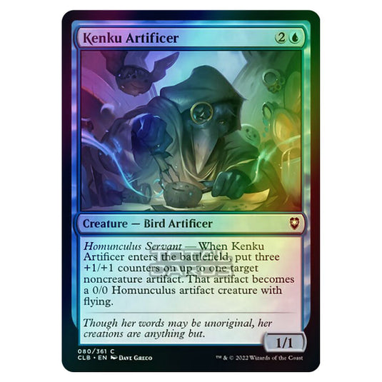 Magic The Gathering - Commander Legends - Battle for Baldur's Gate - Kenku Artificer - 080/361 (Foil)