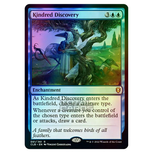 Magic The Gathering - Commander Legends - Battle for Baldur's Gate - Kindred Discovery - 081/361 (Foil)