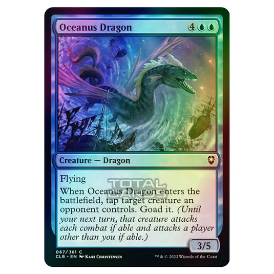 Magic The Gathering - Commander Legends - Battle for Baldur's Gate - Oceanus Dragon - 087/361 (Foil)