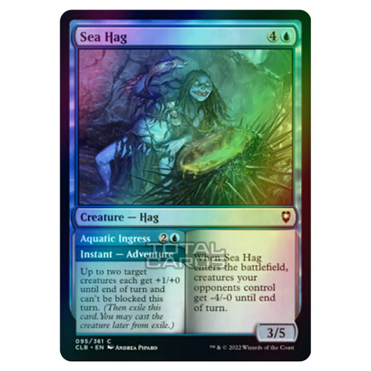 Magic The Gathering - Commander Legends - Battle for Baldur's Gate - Sea Hag / Aquatic Ingress - 095/361 (Foil)