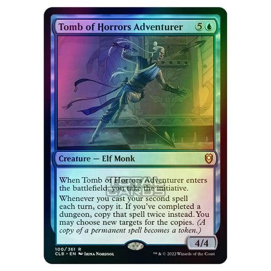 Magic The Gathering - Commander Legends - Battle for Baldur's Gate - Tomb of Horrors Adventurer - 100/361 (Foil)