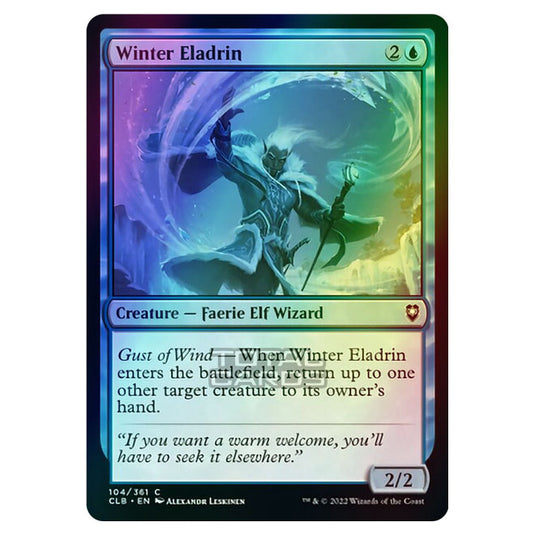 Magic The Gathering - Commander Legends - Battle for Baldur's Gate - Winter Eladrin - 104/361 (Foil)