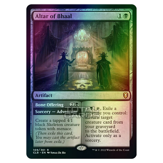 Magic The Gathering - Commander Legends - Battle for Baldur's Gate - Altar of Bhaal / Bone Offering - 109/361 (Foil)