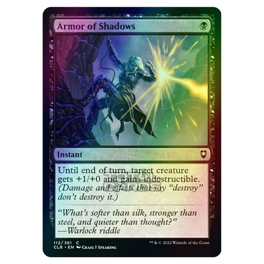 Magic The Gathering - Commander Legends - Battle for Baldur's Gate - Armor of Shadows - 112/361 (Foil)