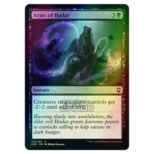 Magic The Gathering - Commander Legends - Battle for Baldur's Gate - Arms of Hadar - 113/361 (Foil)