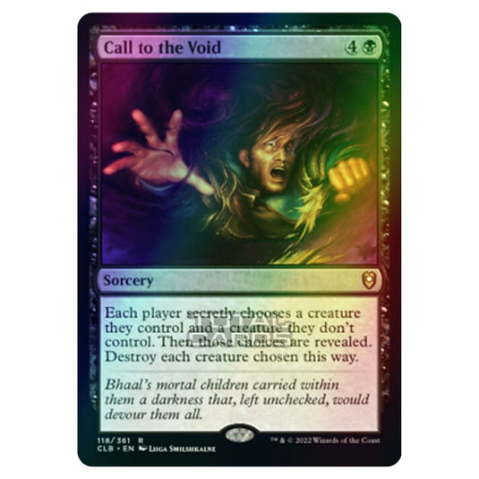 Magic The Gathering - Commander Legends - Battle for Baldur's Gate - Call to the Void - 118/361 (Foil)